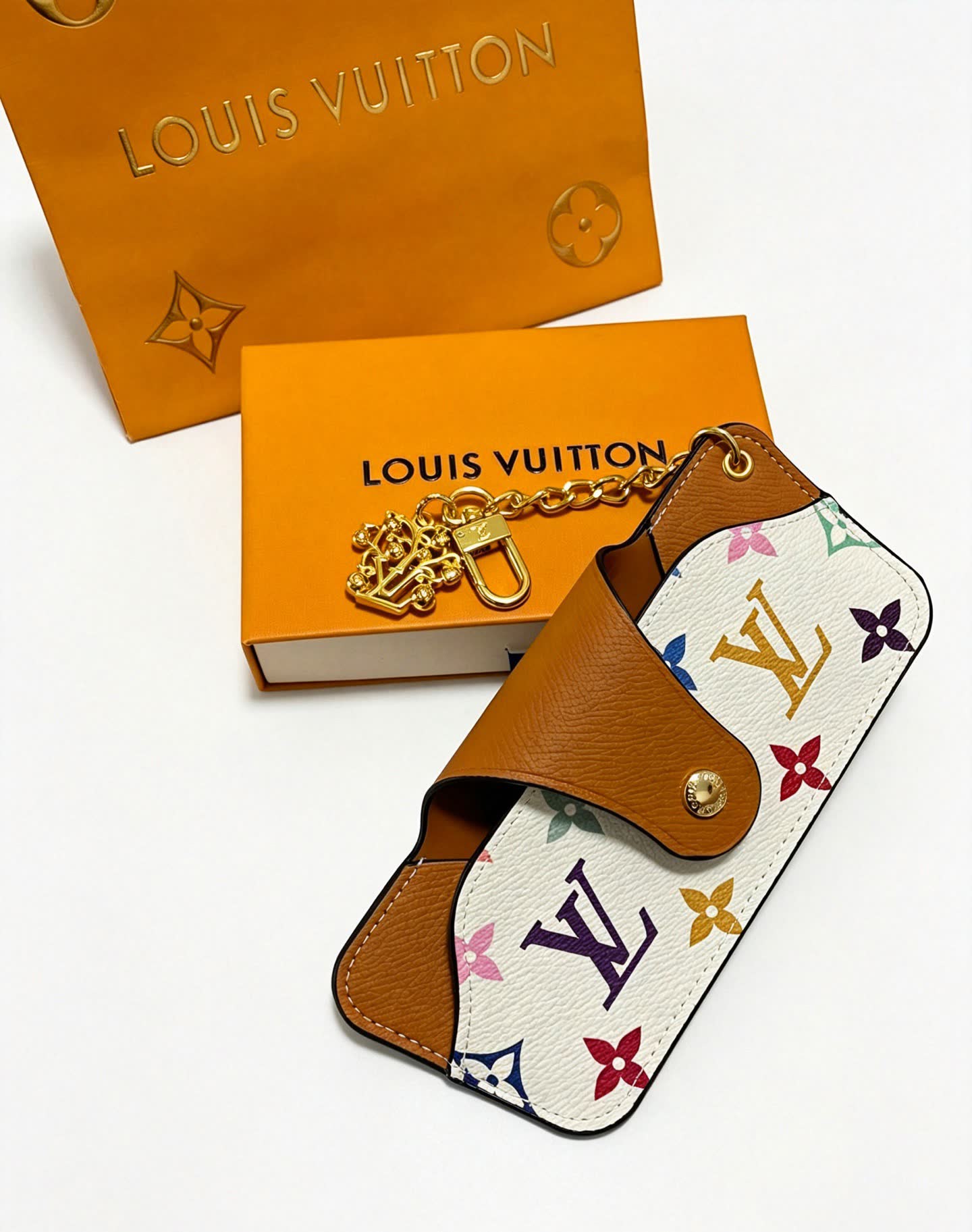 Louis Vuitton Keychain, Monogram Multicolore Design